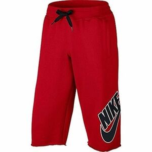 NIKE Men's RED Basketball Fleece Shorts